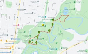 Melbourne Anna's Walk map